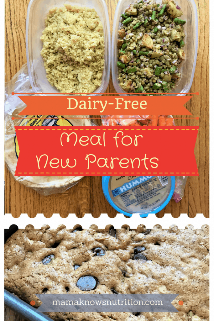 dairy free meal for new parents