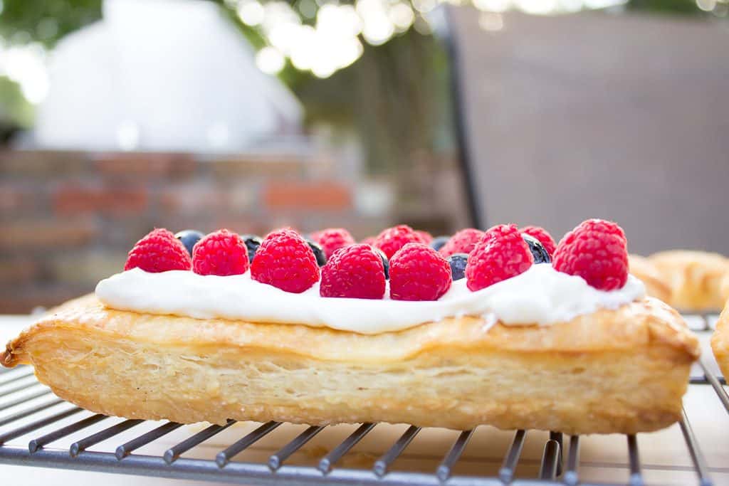 A close up of a piece of cake sitting on top of a table