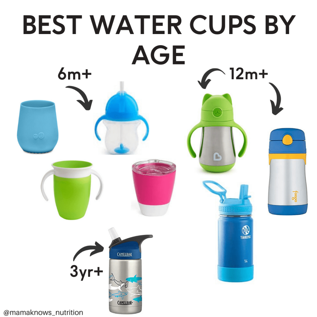 best water cups by age 6 months plus and 12 months plus