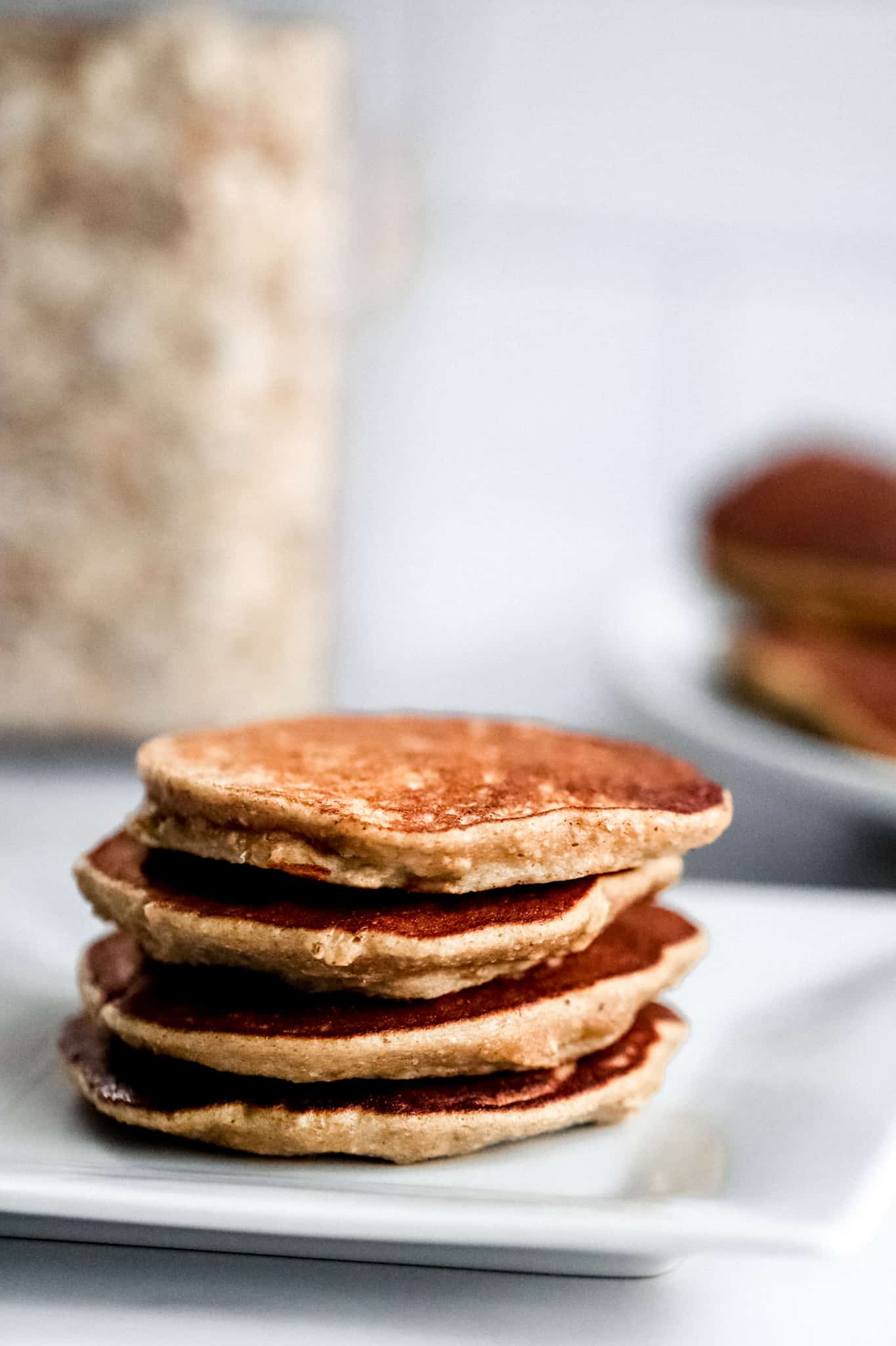 baby led weaning banana oat pancakes