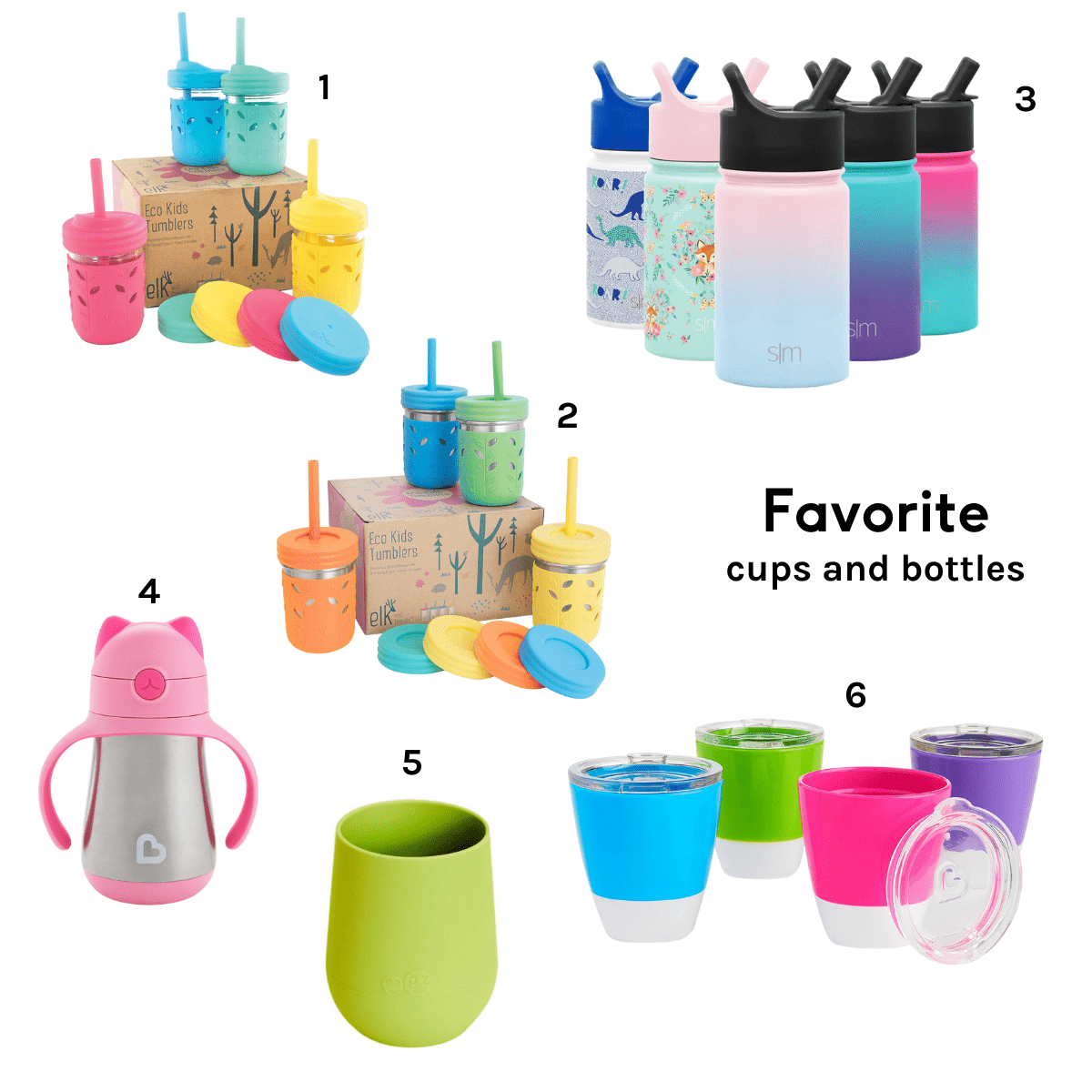 Favorite toddler cups and bottles