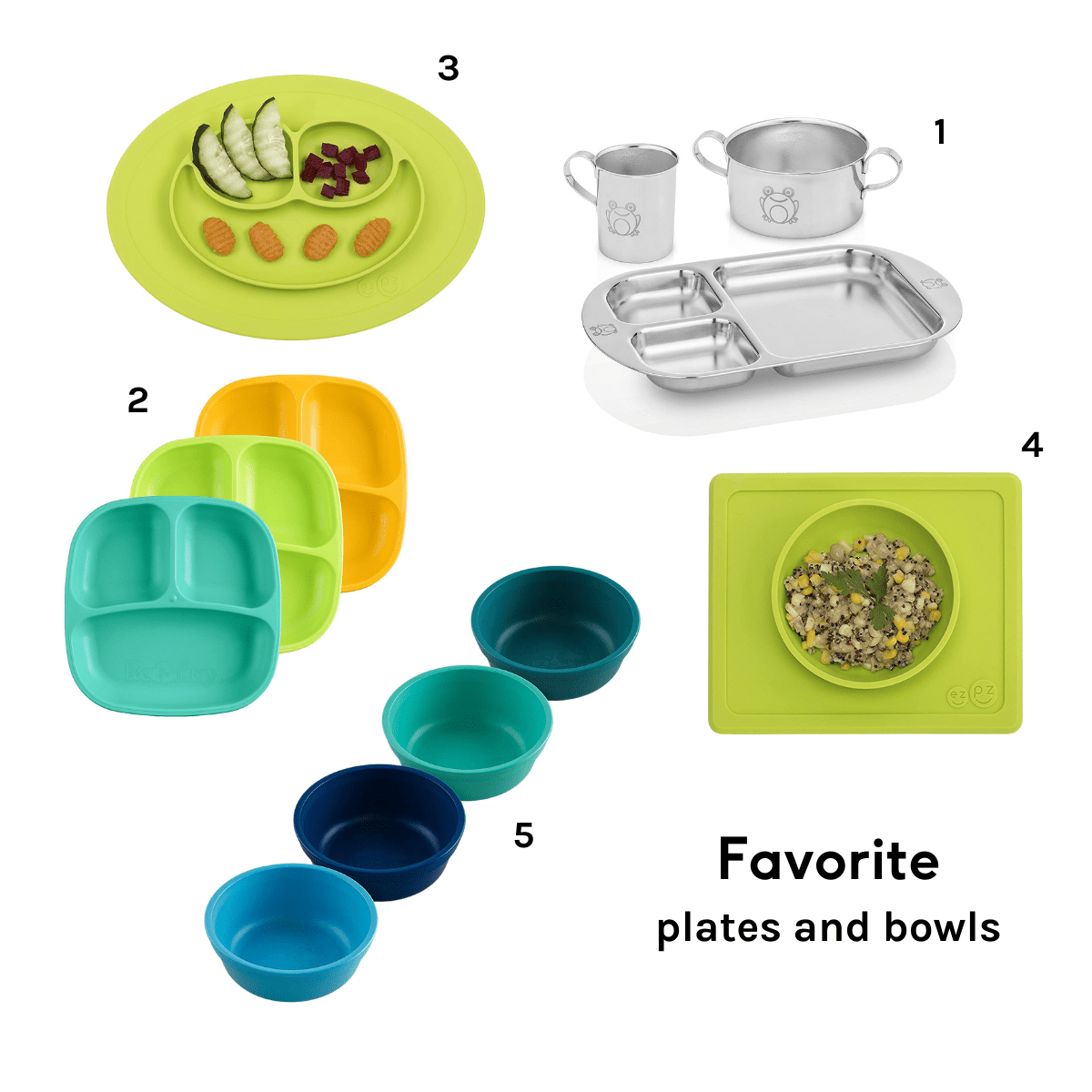 favorite toddler plates and bowls