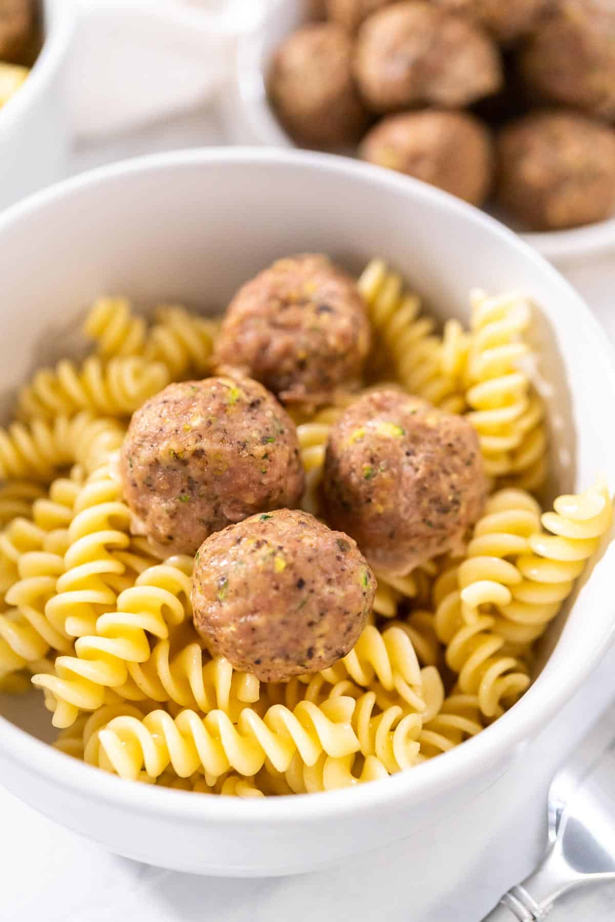 turkey meatballs and pasta