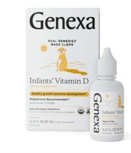 Genexa Infants' Vitamin D drops for baby