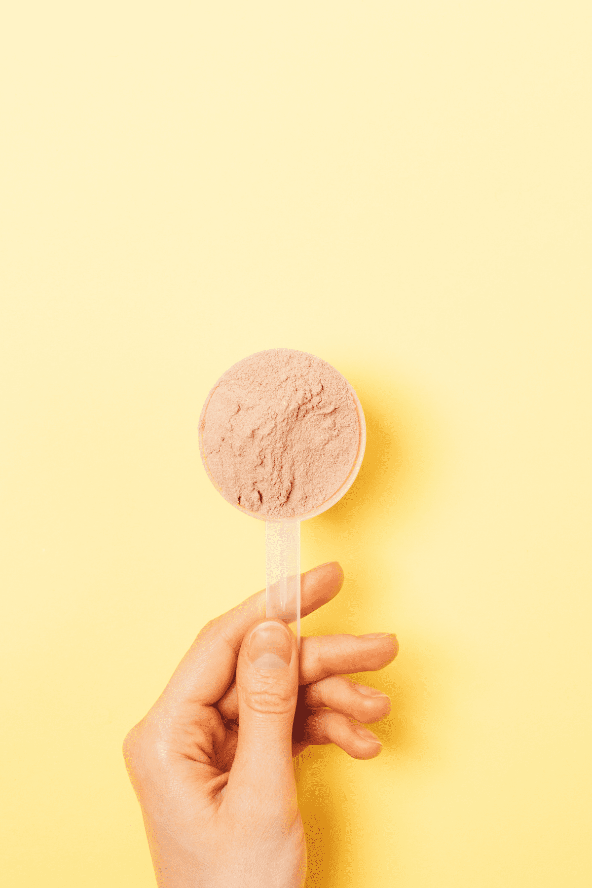 scoop of protein powder