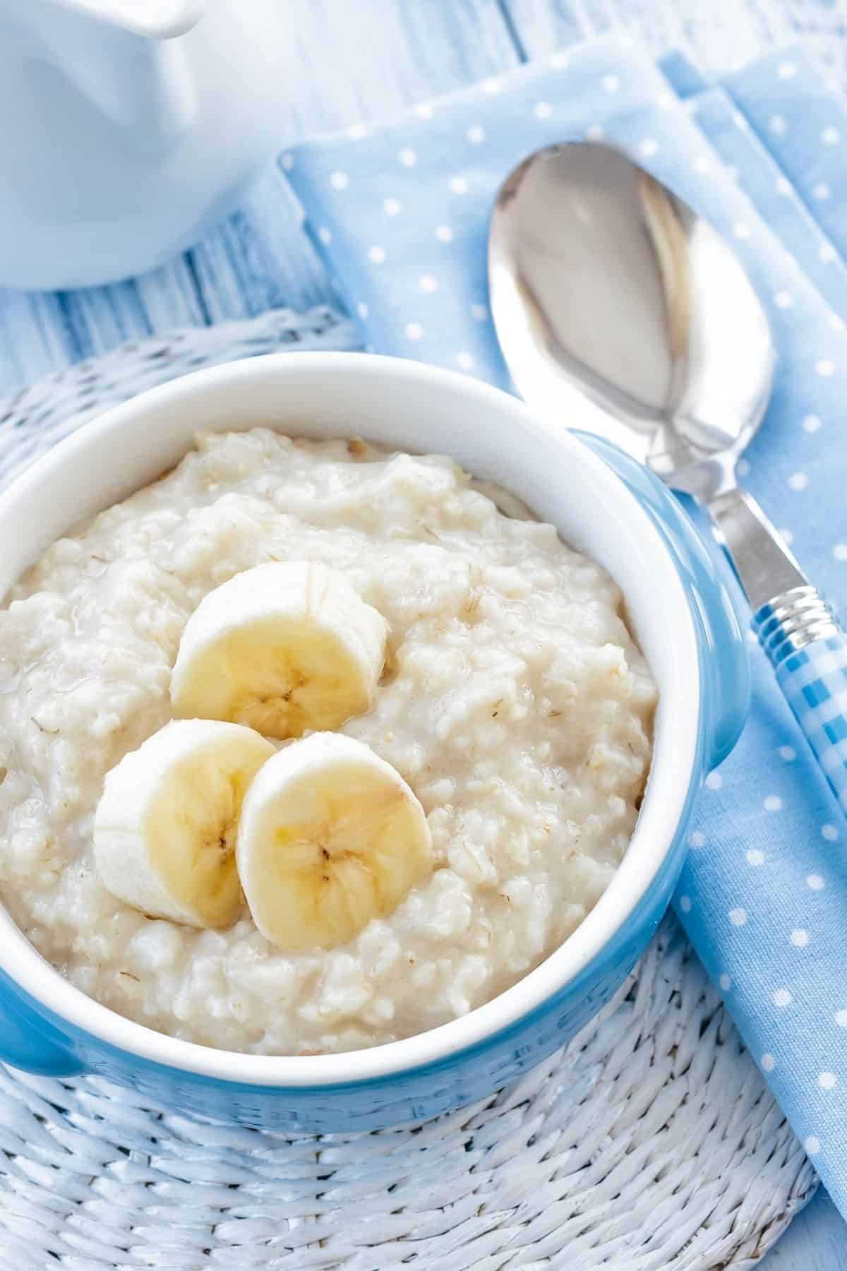 banana oatmeal after a stomach virus