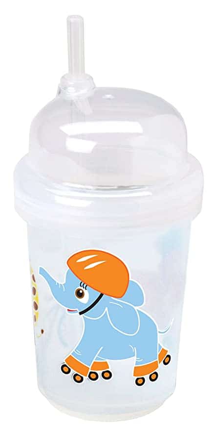 nuspin kids 8 oz zoomi straw cup for toddlers