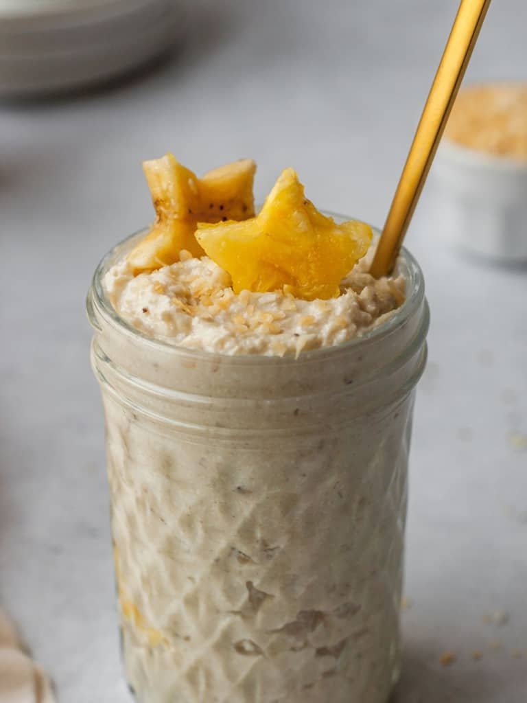 Pudding in mason jar