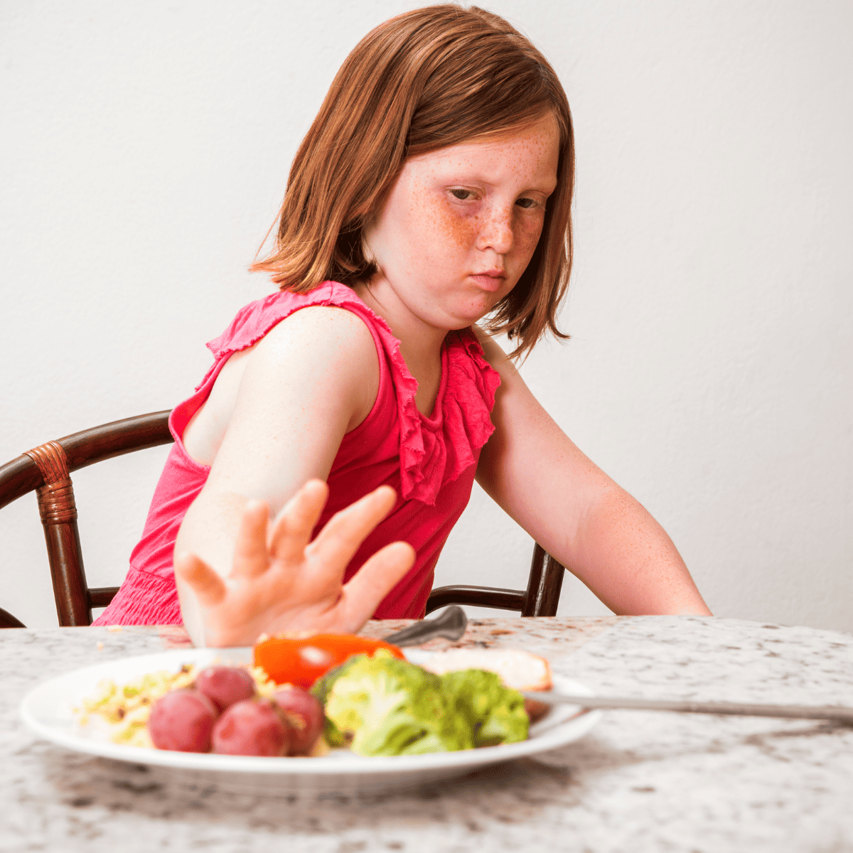 kid rejecting food