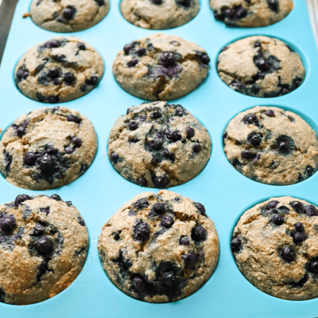 baked baby led weaning muffins in muffin tins