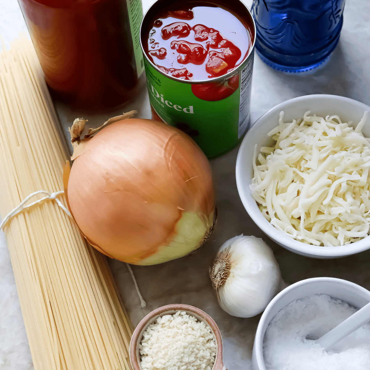 close-up of ingredients for kid-friendly casserole
