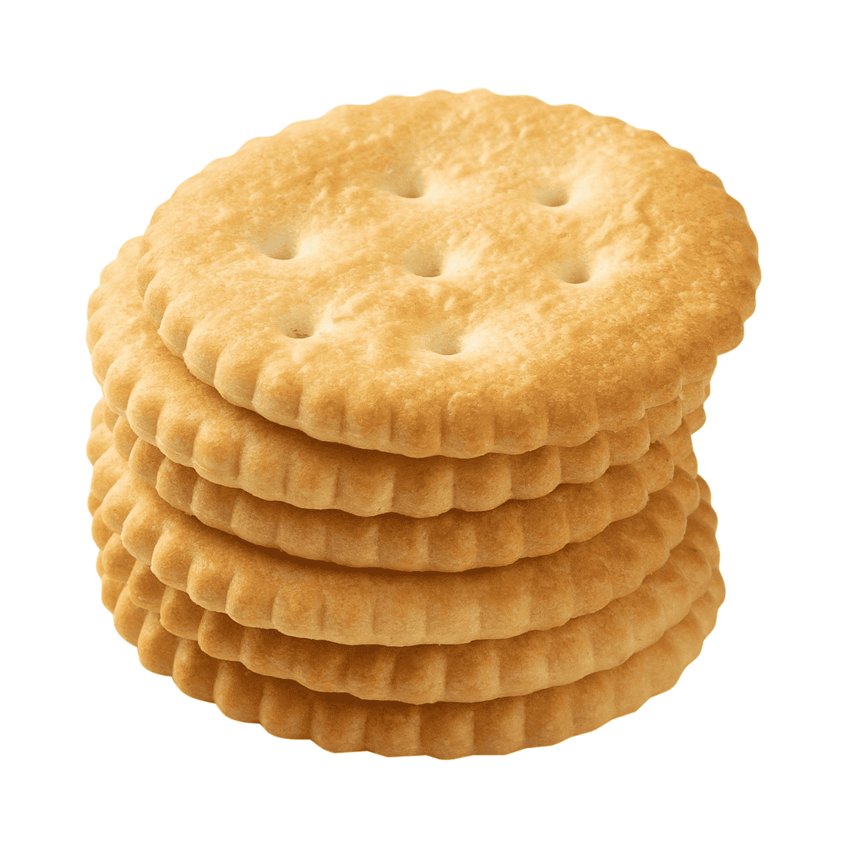 stack of plain Ritz crackers